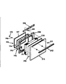 Oven door section