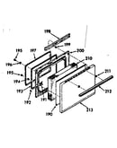 Oven door section