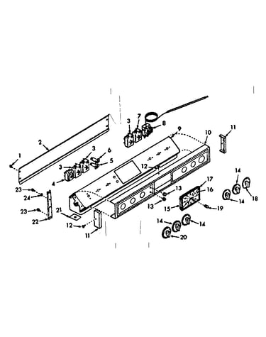 Backguard section
