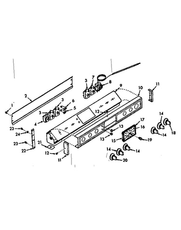 Backguard section