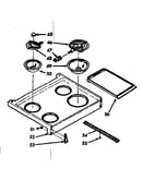 Main top section, pan & ring kit