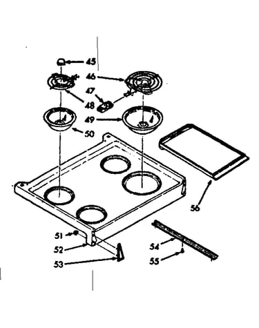 Main top section, pan & ring kit