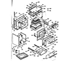 Kenmore 1039147321 body section diagram