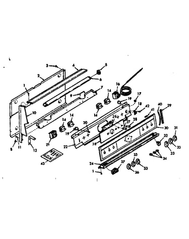 Backguard section