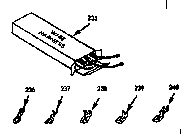 Wire harness and components