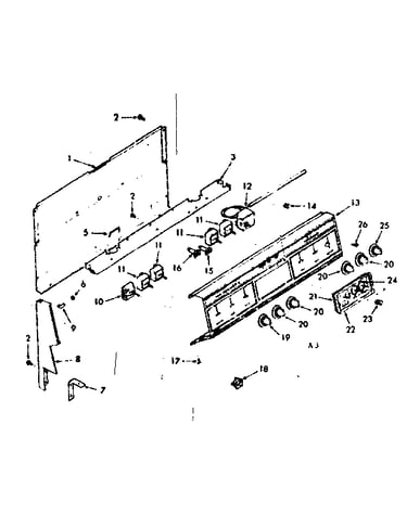 Backguard section