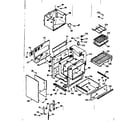 Kenmore 1039337360 body section diagram