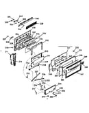 Oven door section