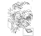 Kenmore 1039357212 body section diagram