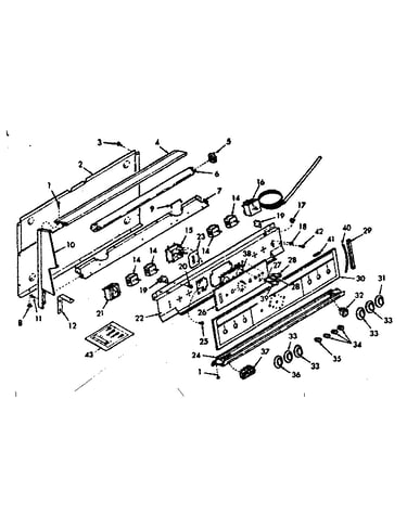 Backguard section