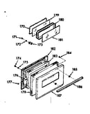 Oven door section