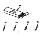 Kenmore 1039367341 wire harness & components diagram