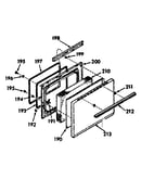 Oven door section