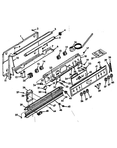 Backguard section
