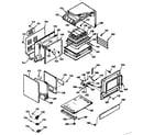 Kenmore 1039737360 lower body section diagram