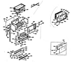 Kenmore 1039747340 upper body section diagram