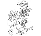 Kenmore 1039767310 lower body section diagram