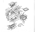 Kenmore 1039857213 upper body section diagram