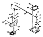 Kenmore 1039867340 power lock section diagram