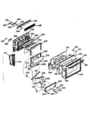Oven door section