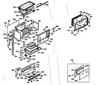 Kenmore 1039867310 upper body section diagram