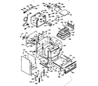 Kenmore 1039877211 lower body section diagram