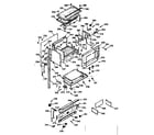 Kenmore 1039877221 upper body section diagram