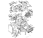 Kenmore 1039877223 lower body section diagram