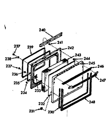 Lower body door section