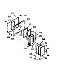 Upper oven door section
