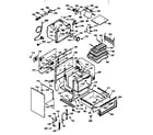 Kenmore 1039877340 lower body section diagram
