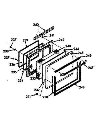 Lower body door section