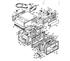 Kenmore 1039927212 oven section diagram