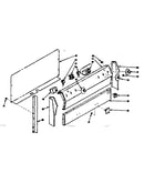 Backguard section
