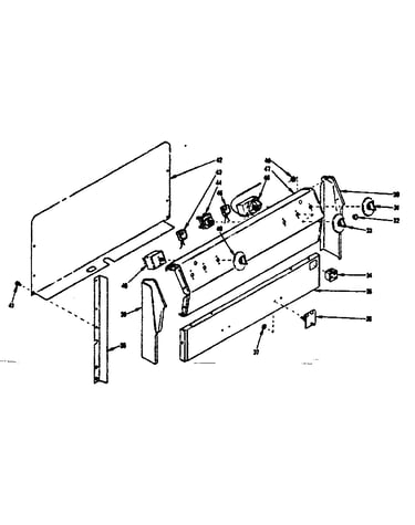 Backguard section