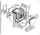 Kenmore 1196447220 body section diagram