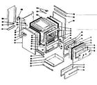 Kenmore 1196487220 body section diagram