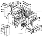 Kenmore 119747261 body section diagram