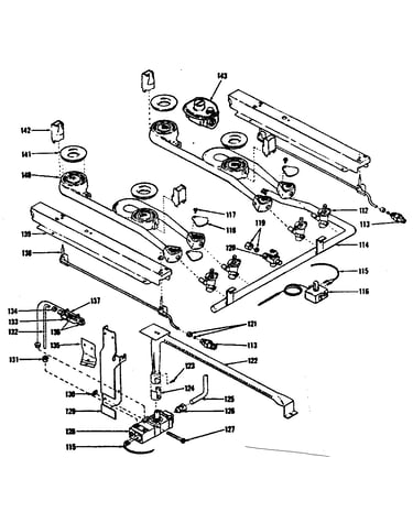 Oven and top burner