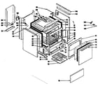 Kenmore 1199017310 body section diagram