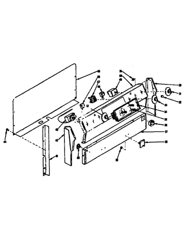 Backguard section