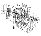 Kenmore 1199067340 body section diagram