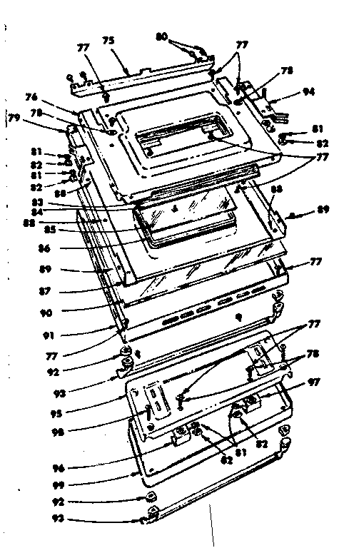 Oven door