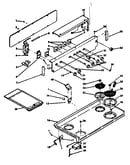 Backguard and cooktop assembly