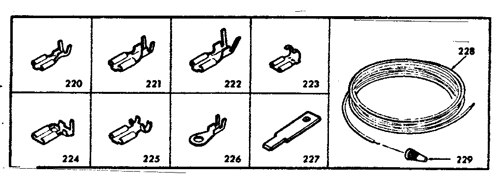 Wiring and wiring terminals