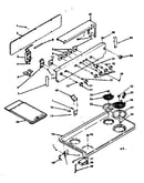 Backguard and cooktop assembly