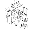 Kenmore 6286227360 body assembly diagram
