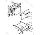 Kenmore 6286217320 door and drawer diagram