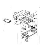 Backguard and cooktop assembly