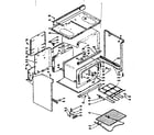 Kenmore 6286237220 body assembly diagram